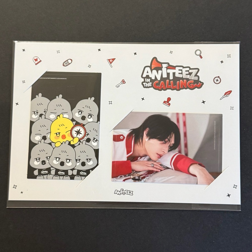 ATEEZ Mingi Aniteez In The Calling Card Cover Sticker Set